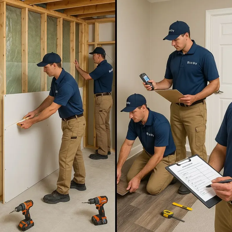 Repairs and Reconstruction process in Leo-Cedarville, IN